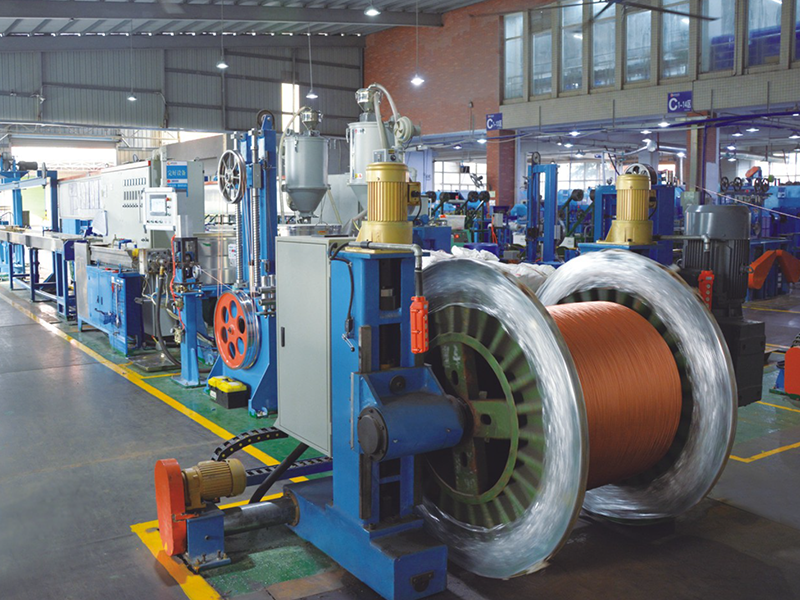 Φ90建筑用BV、BVR低壓電纜押出生產(chǎn)線(xiàn)